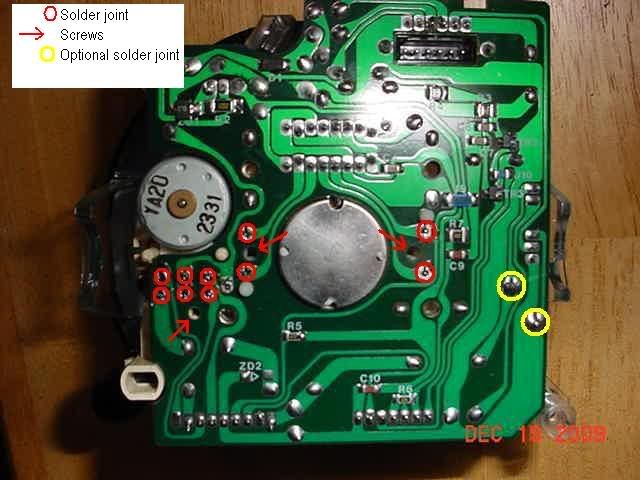 '93 945T Speedo Circuit Board