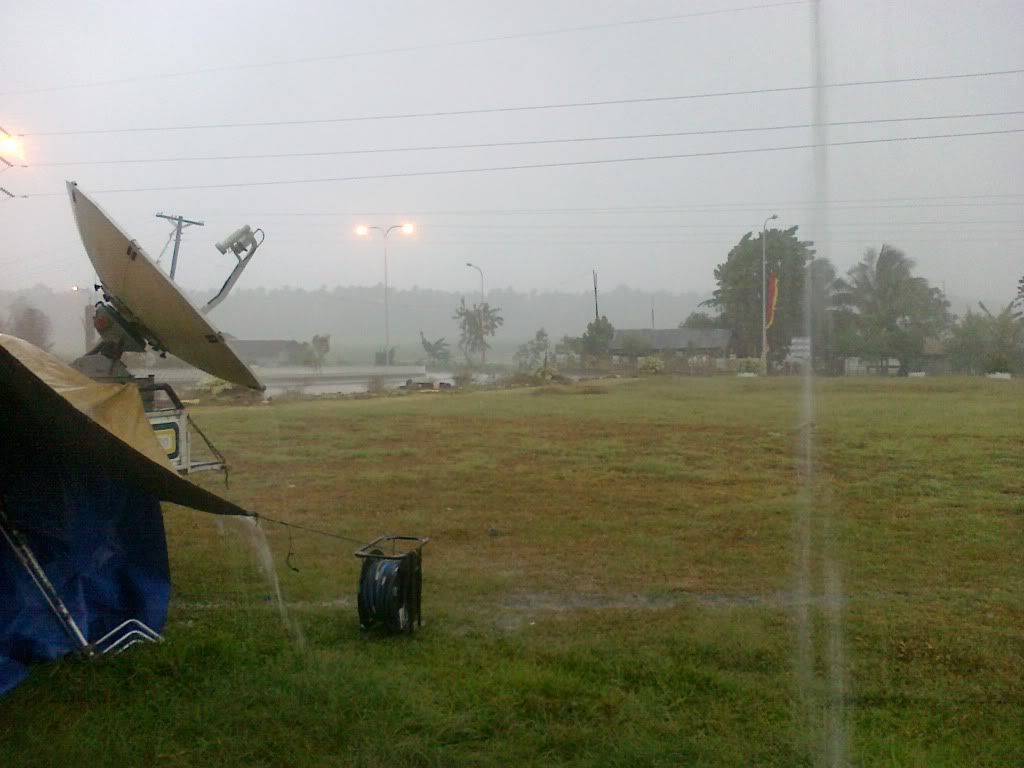 Rains in Shariff Aguak Maguindanao featuring ABS-CBN flyaway