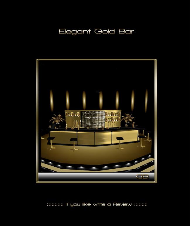 elegant gold bar