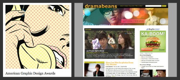 Dramabeans wins graphic design competition