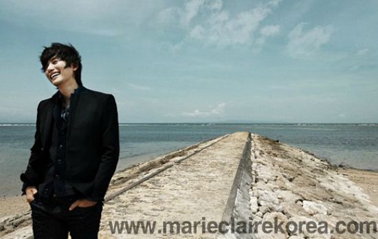 Park Shi-hoo in Bali for Marie Claire