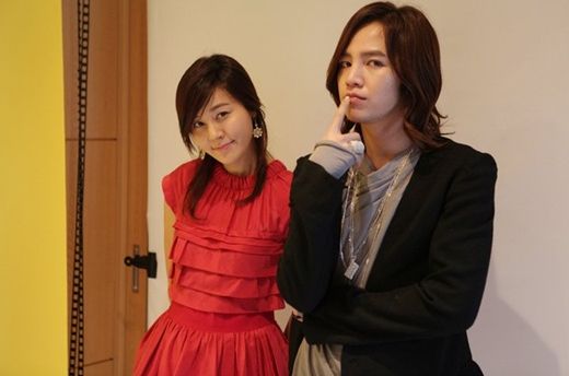 Jang Geun-seok and Kim Haneul looking chummy