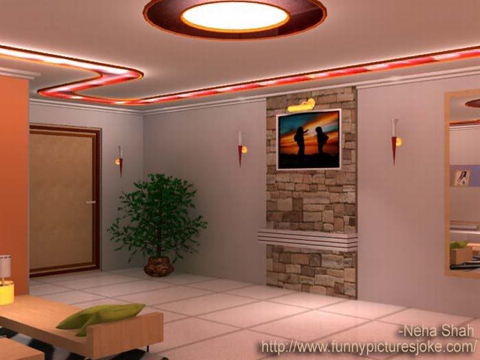 beautiful living room interiors by neha shah Pictures6