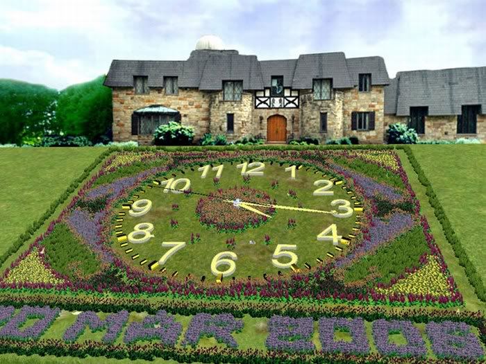 FLOWER CLOCK  PICTURES 2