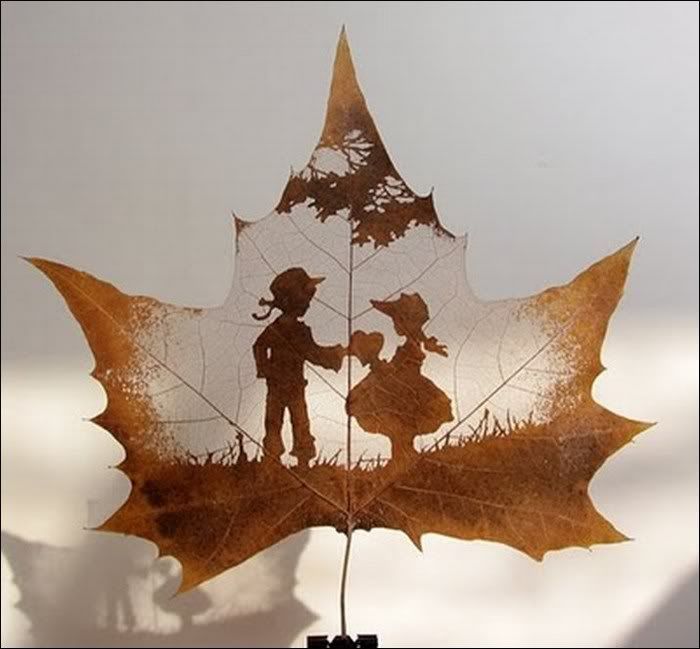 awesome leaf carving funny pictures3