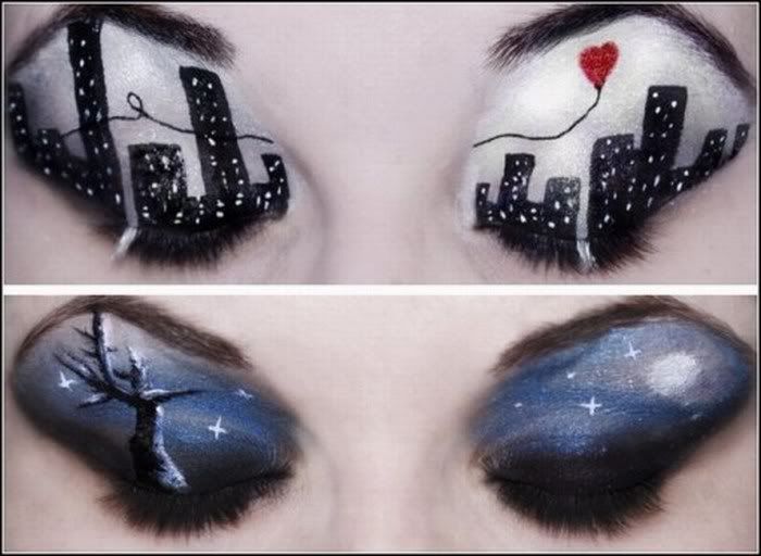 funny and creative eye makeup pictures5