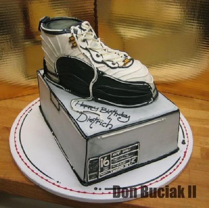funny shoe cake