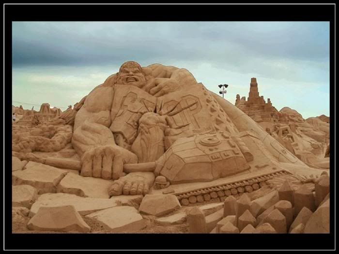 funny sand art 26