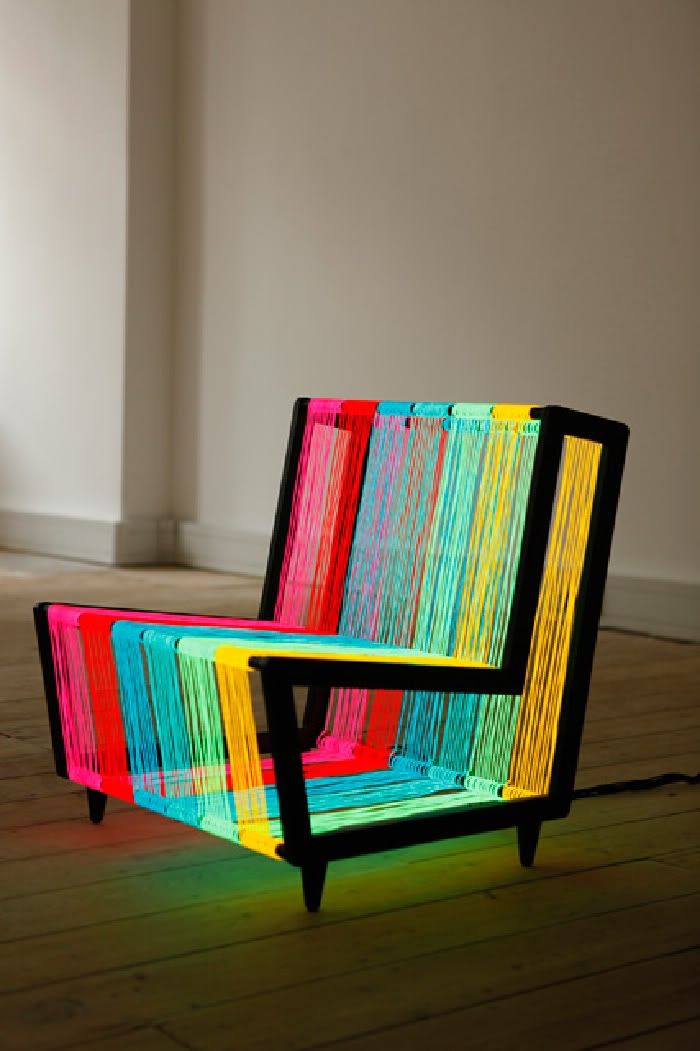 funny and colourfull chair picture