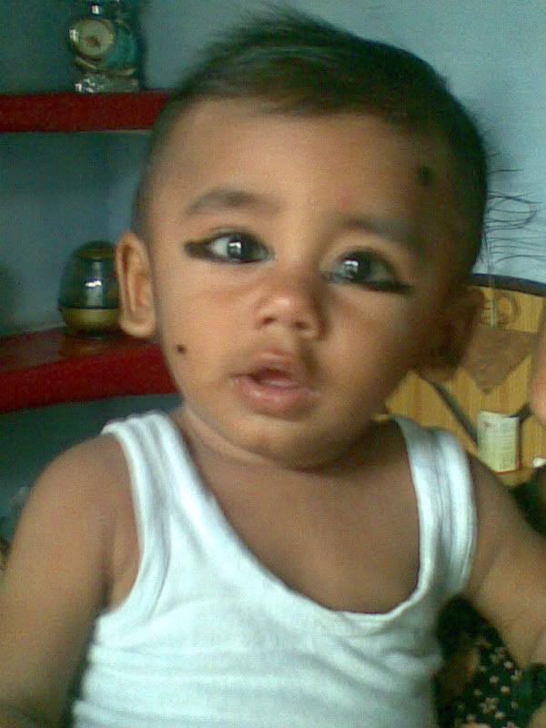 So cute baby in pose