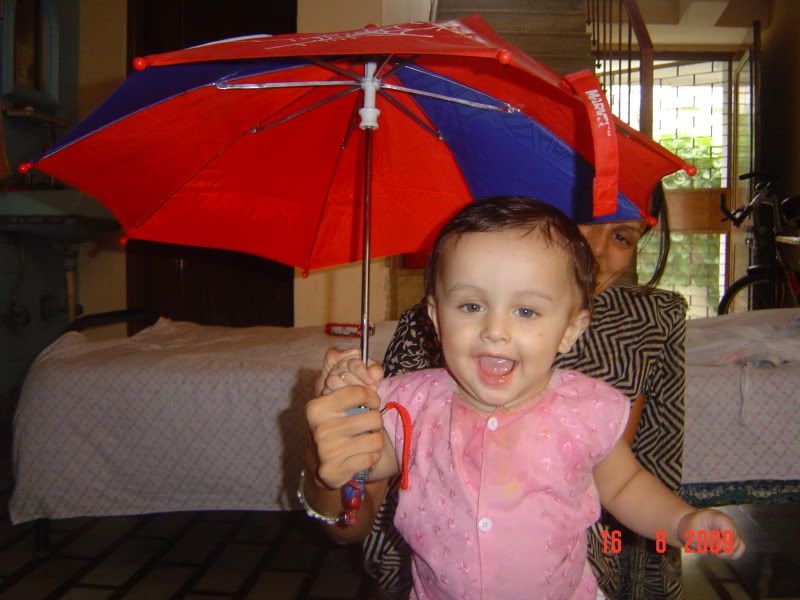Cute baby with Umbrella