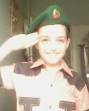 So sweet baby in Army Dress