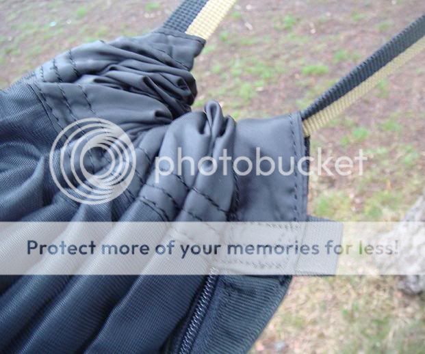 TW Hammocks Hornet Camping Bushcraft Hammock Double Zippers Black