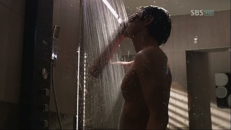 And then the staple shower scene that shows off the male character’s angst ...