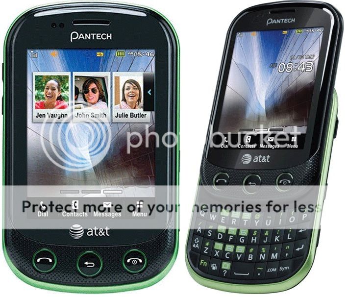Great Pantech P6010 Pursuit II at T 3G QWERTY Touch Screen GPS Cell