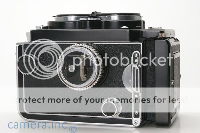 Rollei Rolleiflex 3.5E (3.5C) Type 1 Planar 75mm TLR 6x6 Camera + Case 